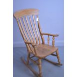 Kitchen Windsor-style rocking chair.