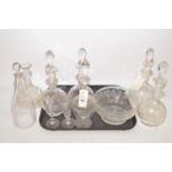 19th/20th C decanters; and other items.