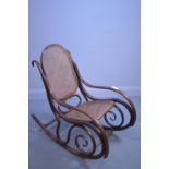 Thonet style Bentwood rocking chair.