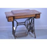 Singer treadle sewing machine.