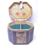 Chinese octagonal box.