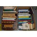 Coffee table and other books.