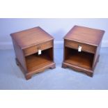 Bevan Funnell Reprodux bedside cabinets (pair).