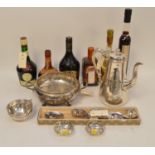 Metalware and liqueurs