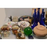 Miscellaneous ceramic and other items.