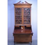 Edwardian bureau bookcase.