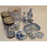 Blue and white ceramics