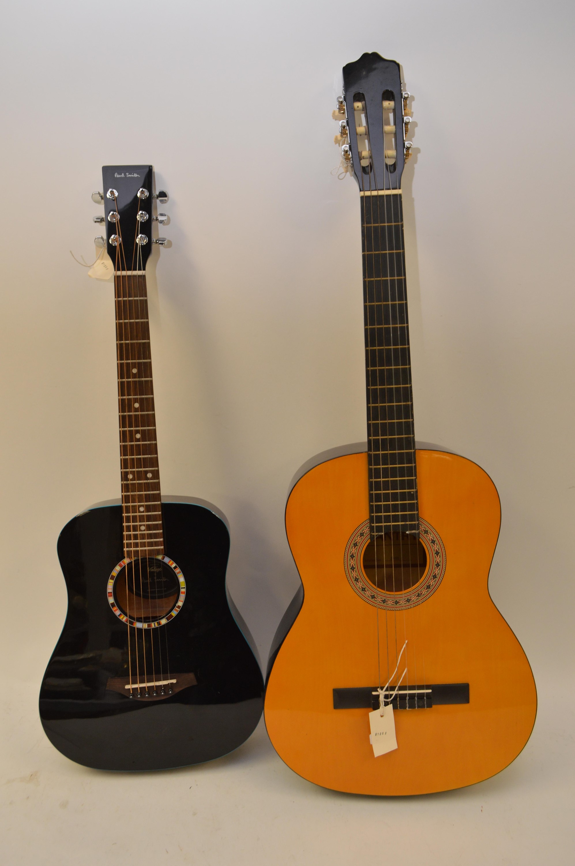 Two guitars.
