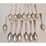 Silver teaspoons