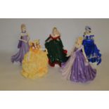 Coalport figurines