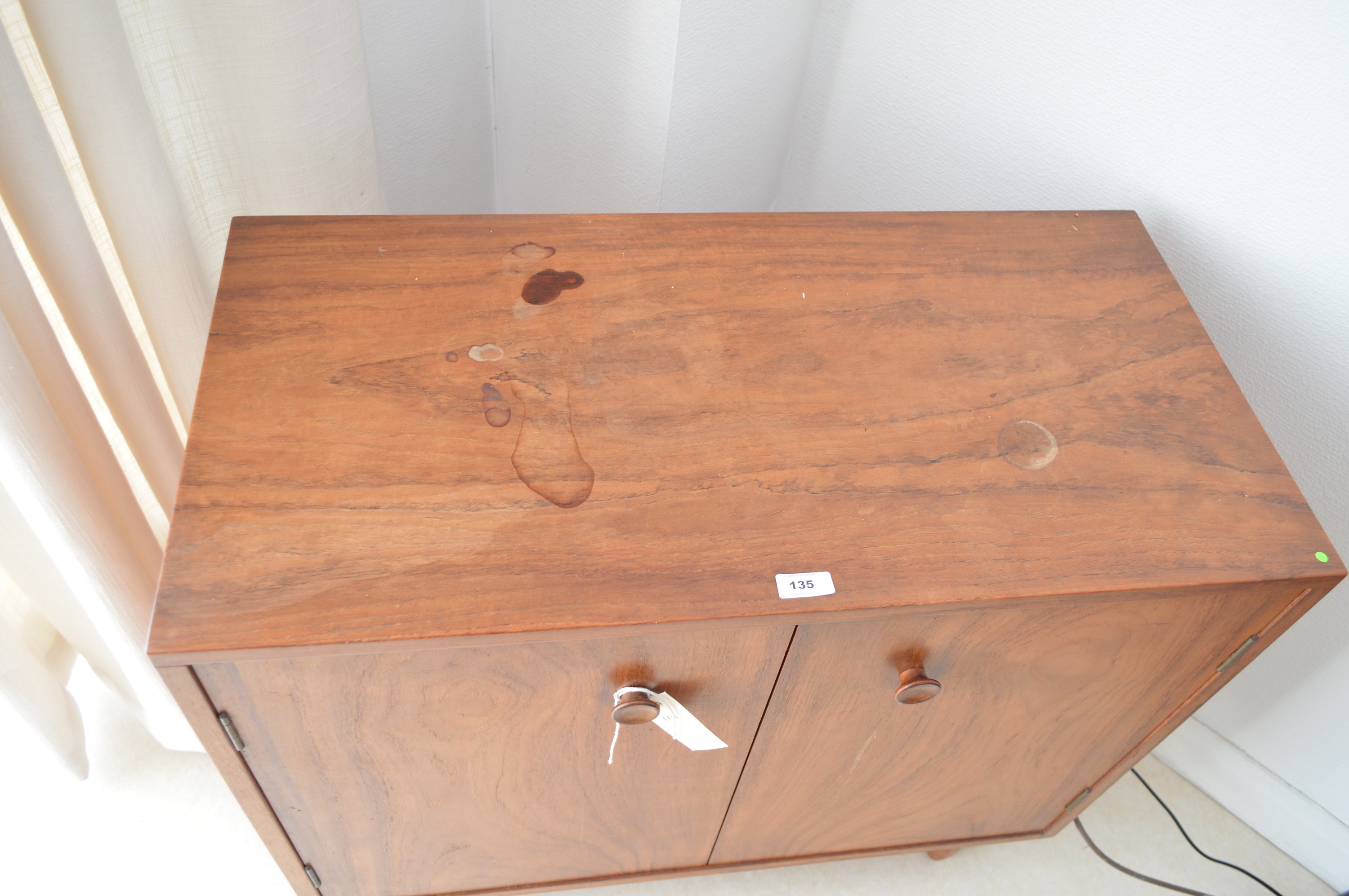 Mid Century chest of drawers; similar cabinet; wardrobe, and hi-fi unit. - Image 2 of 7