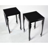 John Reeves for Reeve Design: pair of tables.