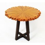 Andrew Martin - A ST316 walnut sunburst table