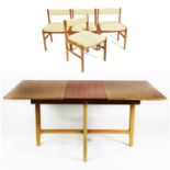 A. H. McIntosh - Teak table and four chairs