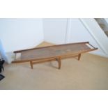 A mid Century Danish style teak coffee table.