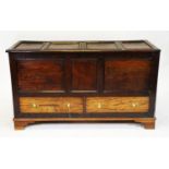 19th Century oak mule chest