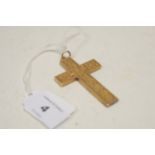 Crucifix pendant.