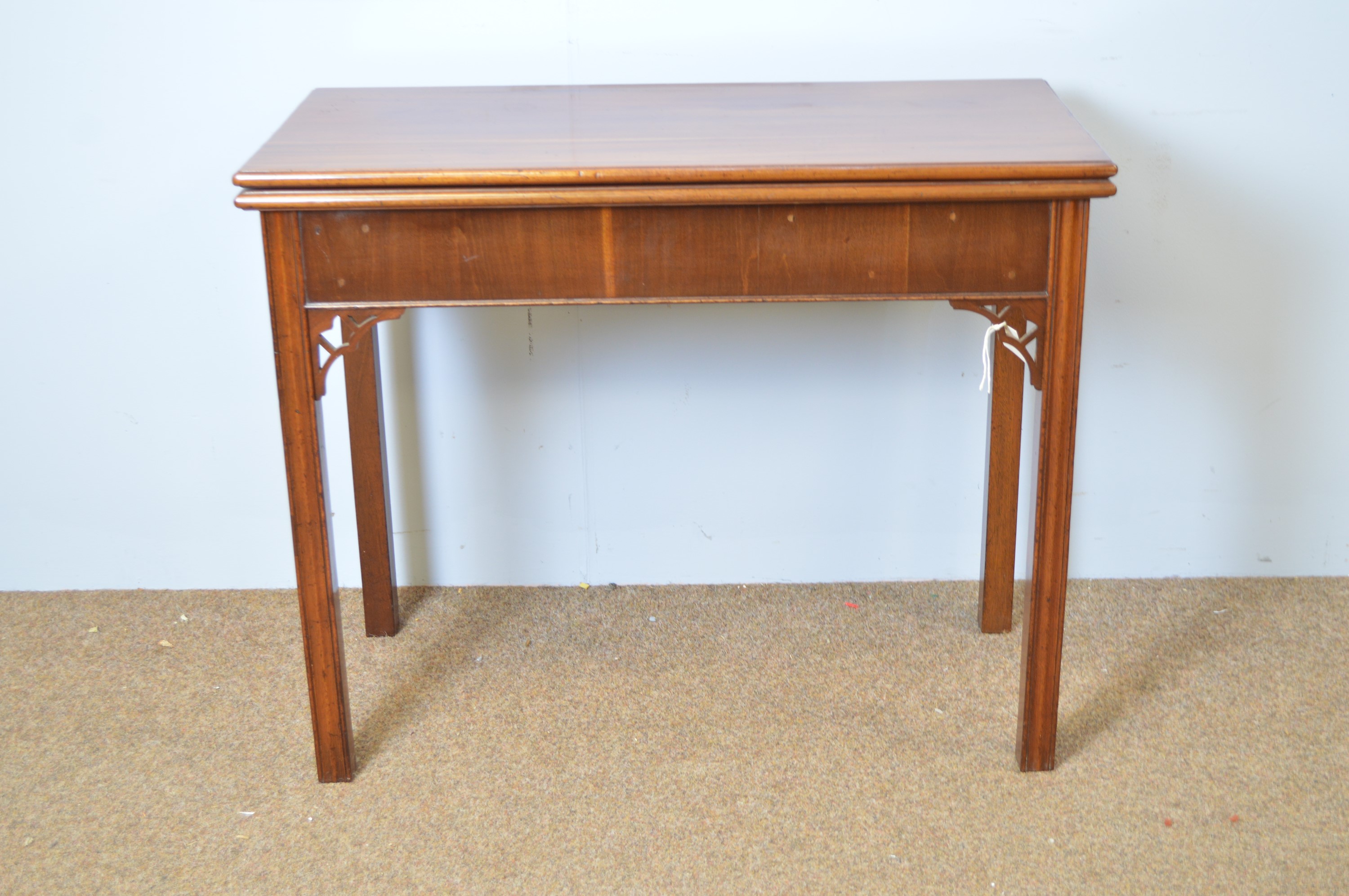 Georgian mahogany tea table.