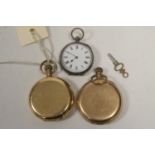 Three pocket watches.