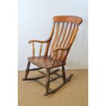 Victorian Windsor rocking chair.