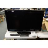 A Panasonic Viera flatscreen television.