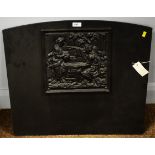 20th Century cast iron fireback