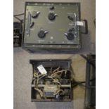Military Field Telephone and an Adaptor Aerial to Trans ZA56234