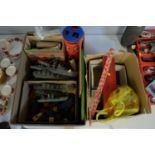 Toys, including tinplate.