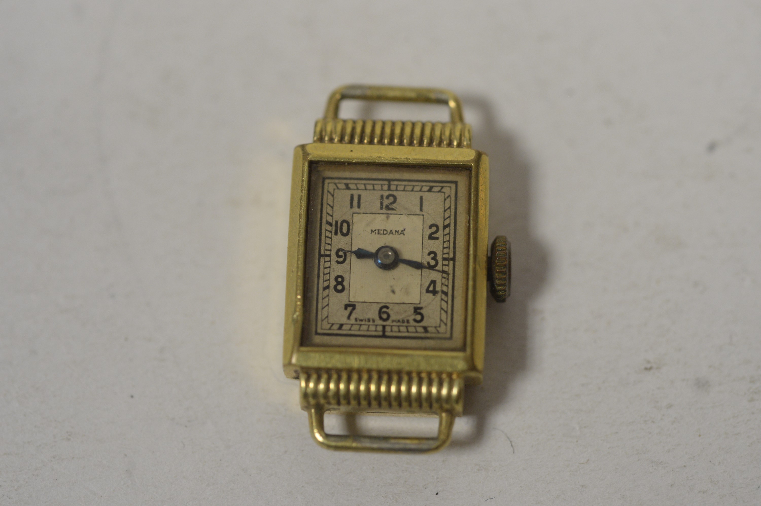 A yellow metal fancy link chain; and two watches. - Image 7 of 7