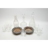 Decanters and other items