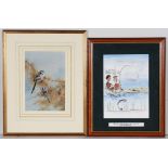 After W* N* "Ginty" Bewick, and After Archibald Thorburn - two prints.