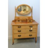Edwardian dressing chest of drawers