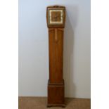 Enfield Clock Co. Ltd. Art Deco walnut granddaughter clock.