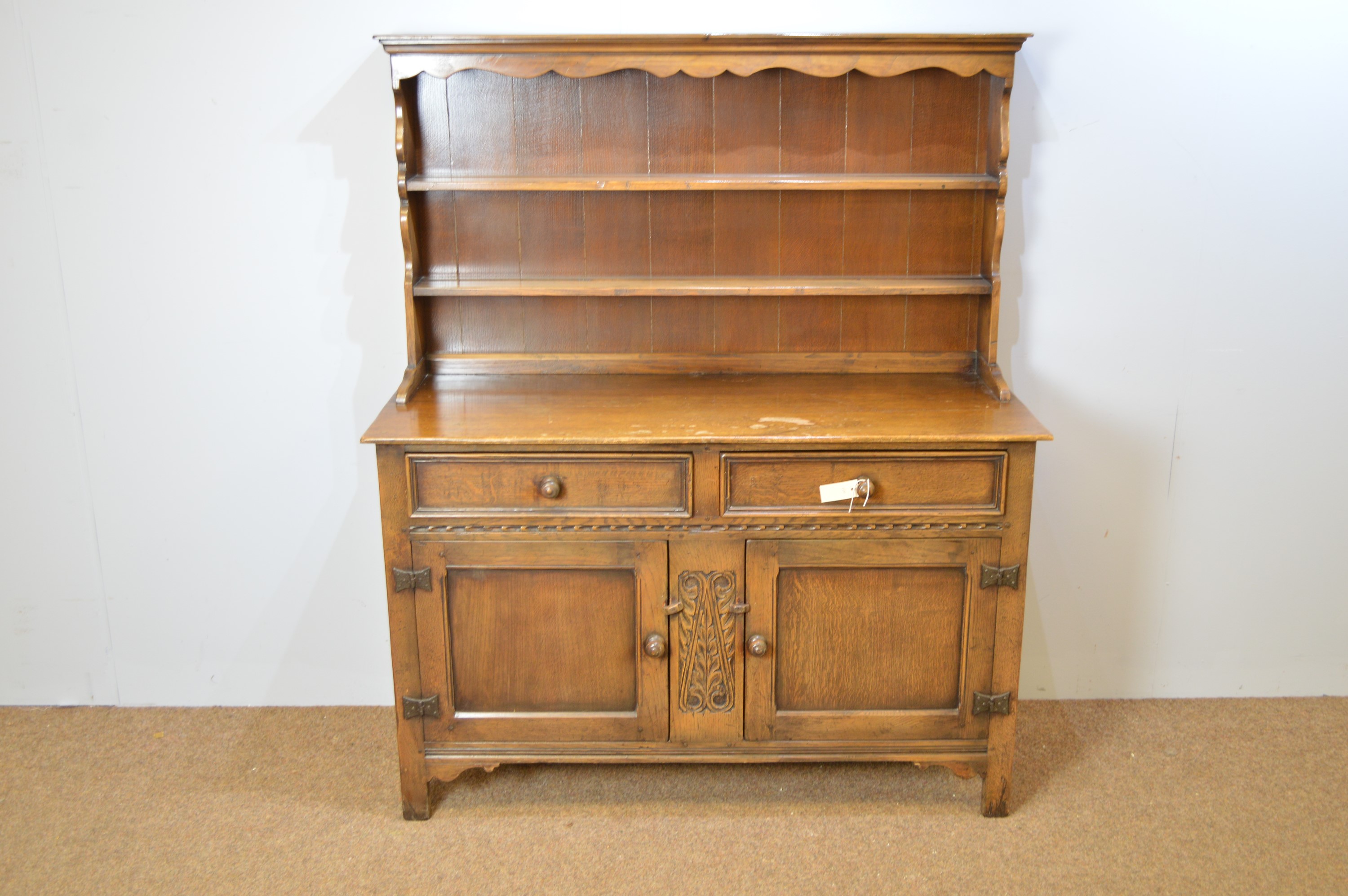 Robson & Son Ltd. mid 20th C oak dresser.