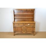 Robson & Son Ltd. mid 20th C oak dresser.