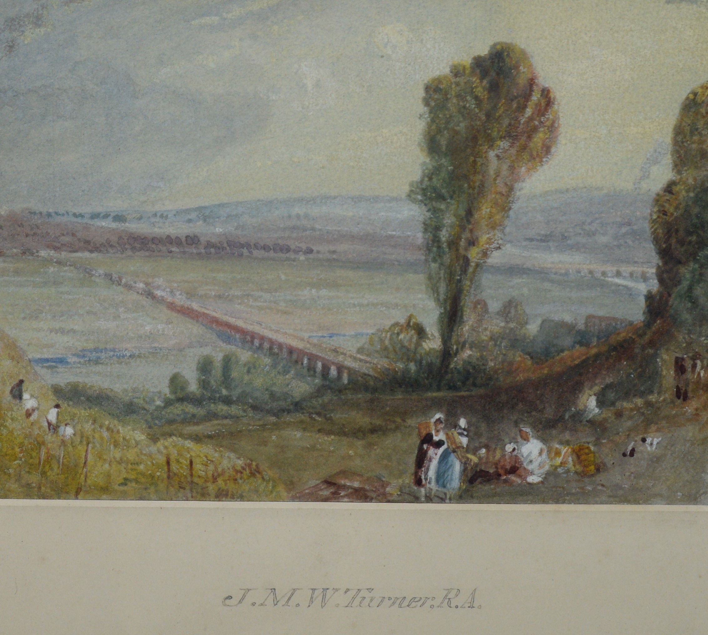 After Joseph Mallord William Turner - watercolour. - Image 2 of 3