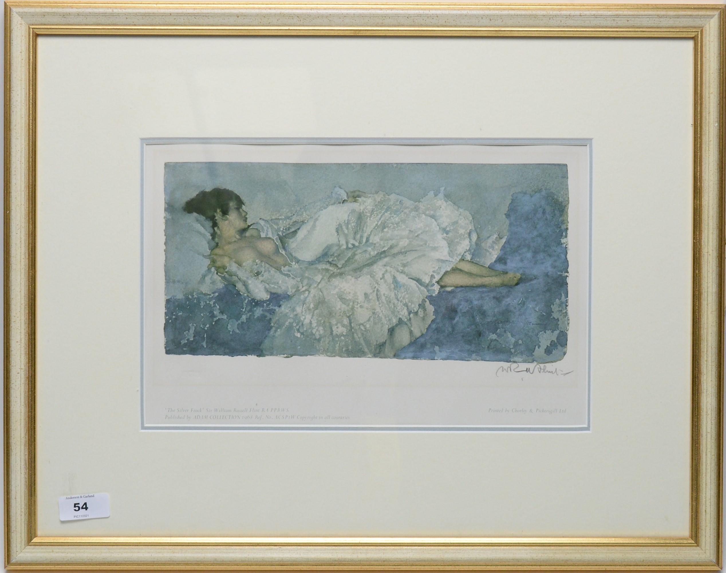 Sir William Russell Flint - limited edition.
