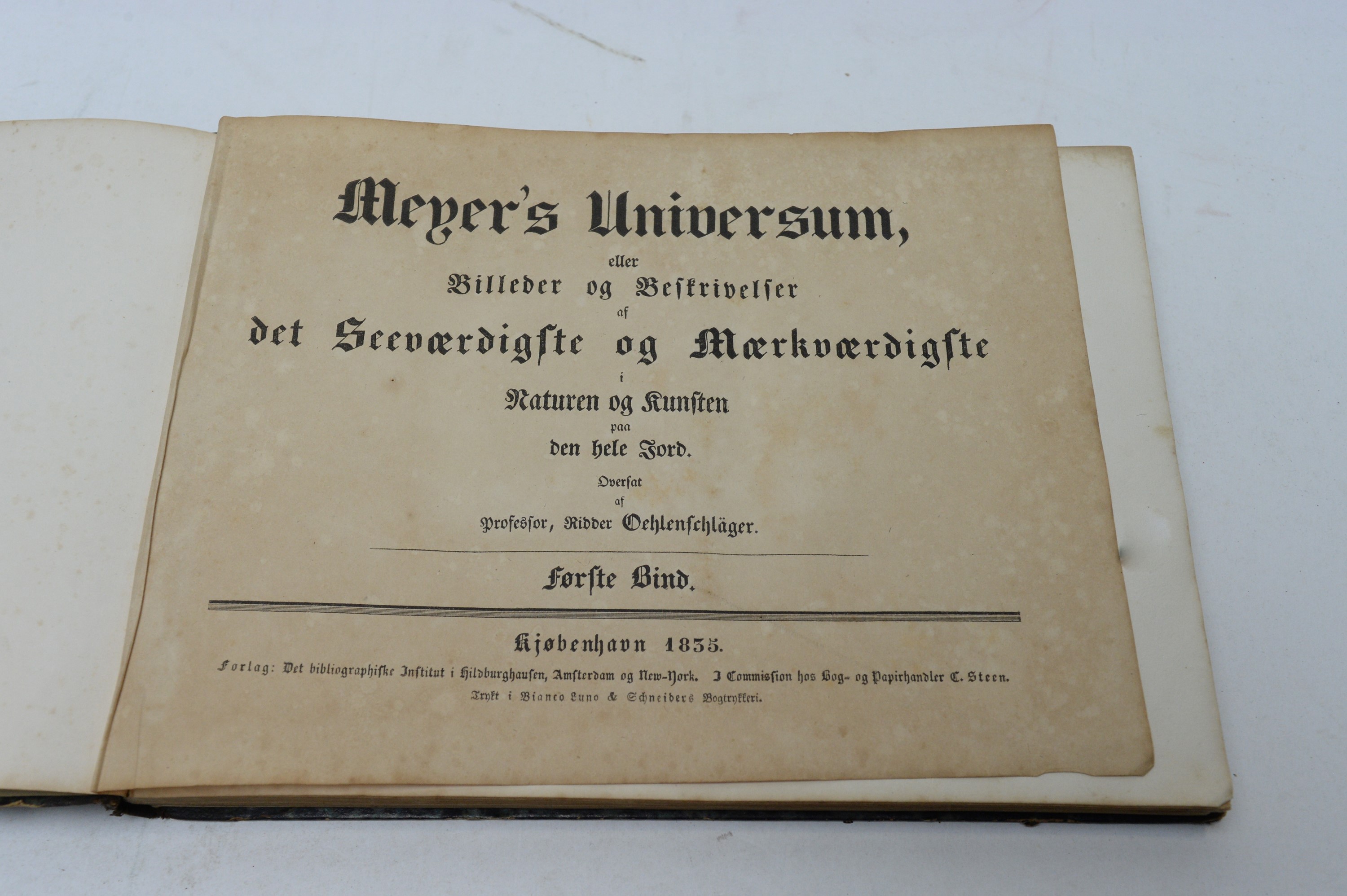 Meyer (Joseph) Meyer's Universum, Funfzehnter Band. - Image 3 of 4