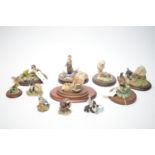 A selection of Border Fine Arts and other resin figures