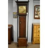 E Foster - 18th Century oak longcase clock