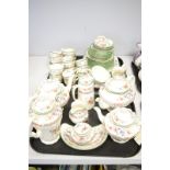 Quantity of Copeland Spode 'Chinese Rose' pattern earthenware.