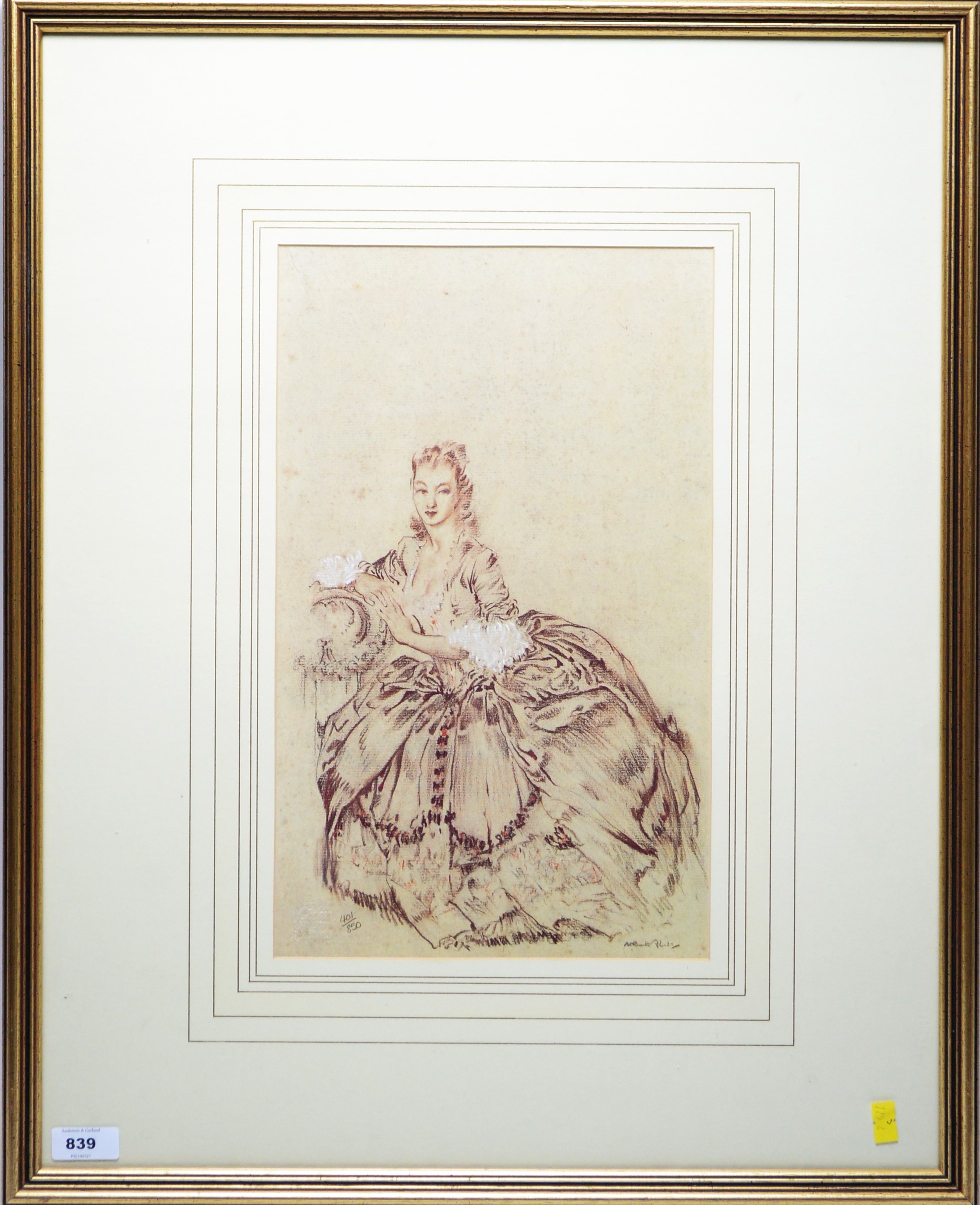 Sir William Russell Flint - Limited edition print