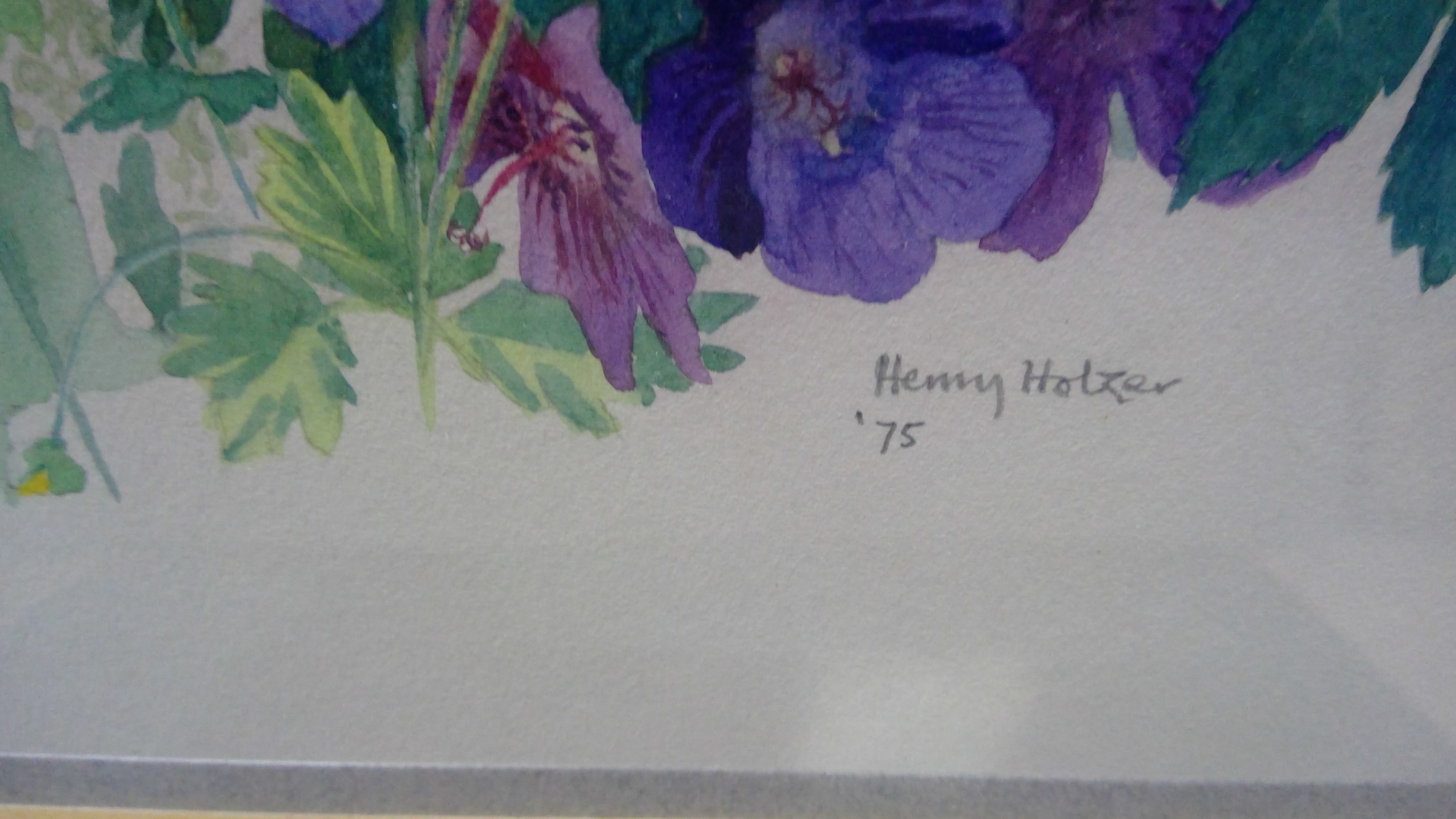 Henry Holzer - watercolours - Image 4 of 6