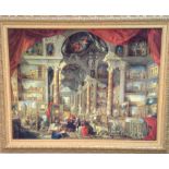 After Giovanni Paolo Panini - Textured print