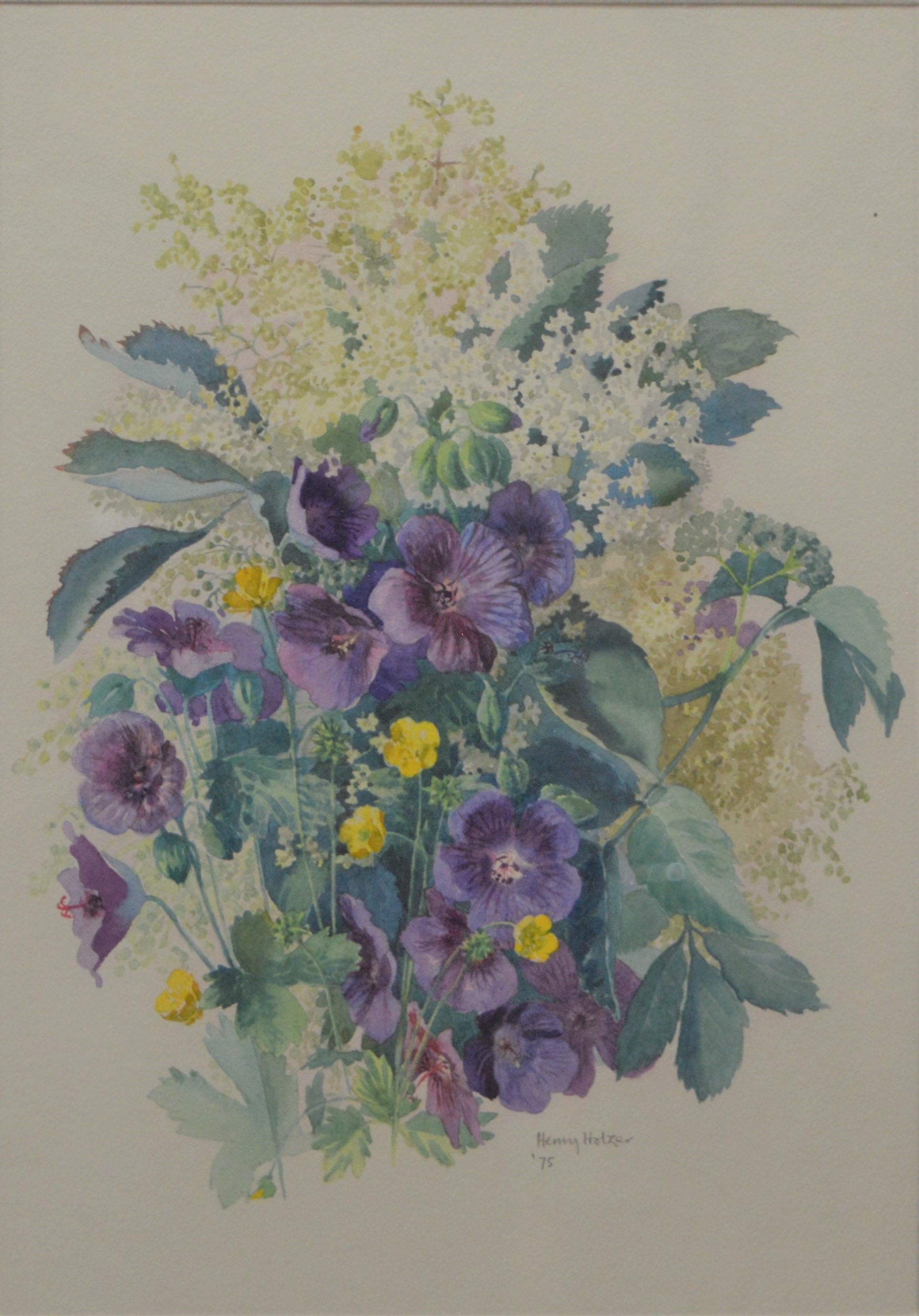 Henry Holzer - watercolours - Image 2 of 6