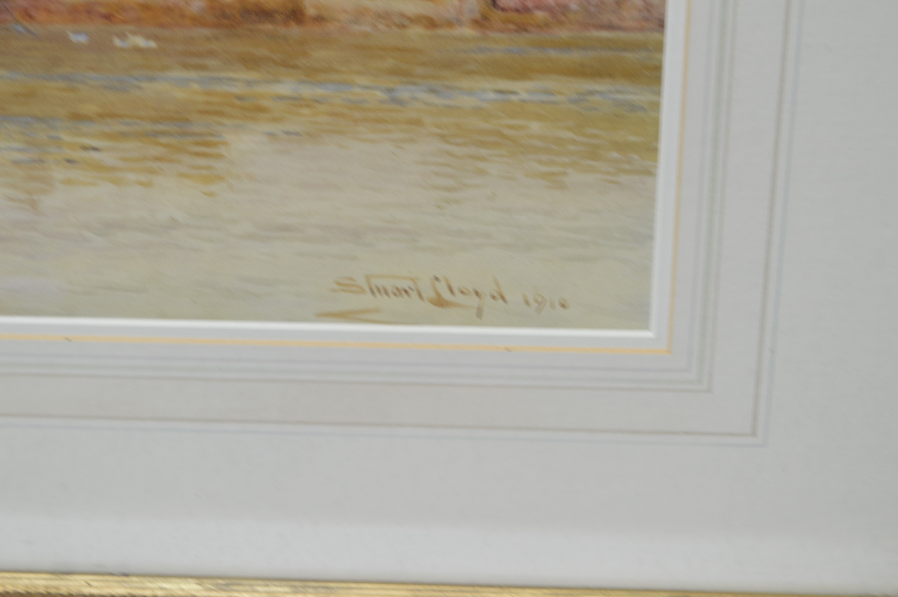 Walter Stuart Lloyd - watercolour. - Image 2 of 2