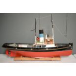 Scale model of the Tyne tug boat Annie.