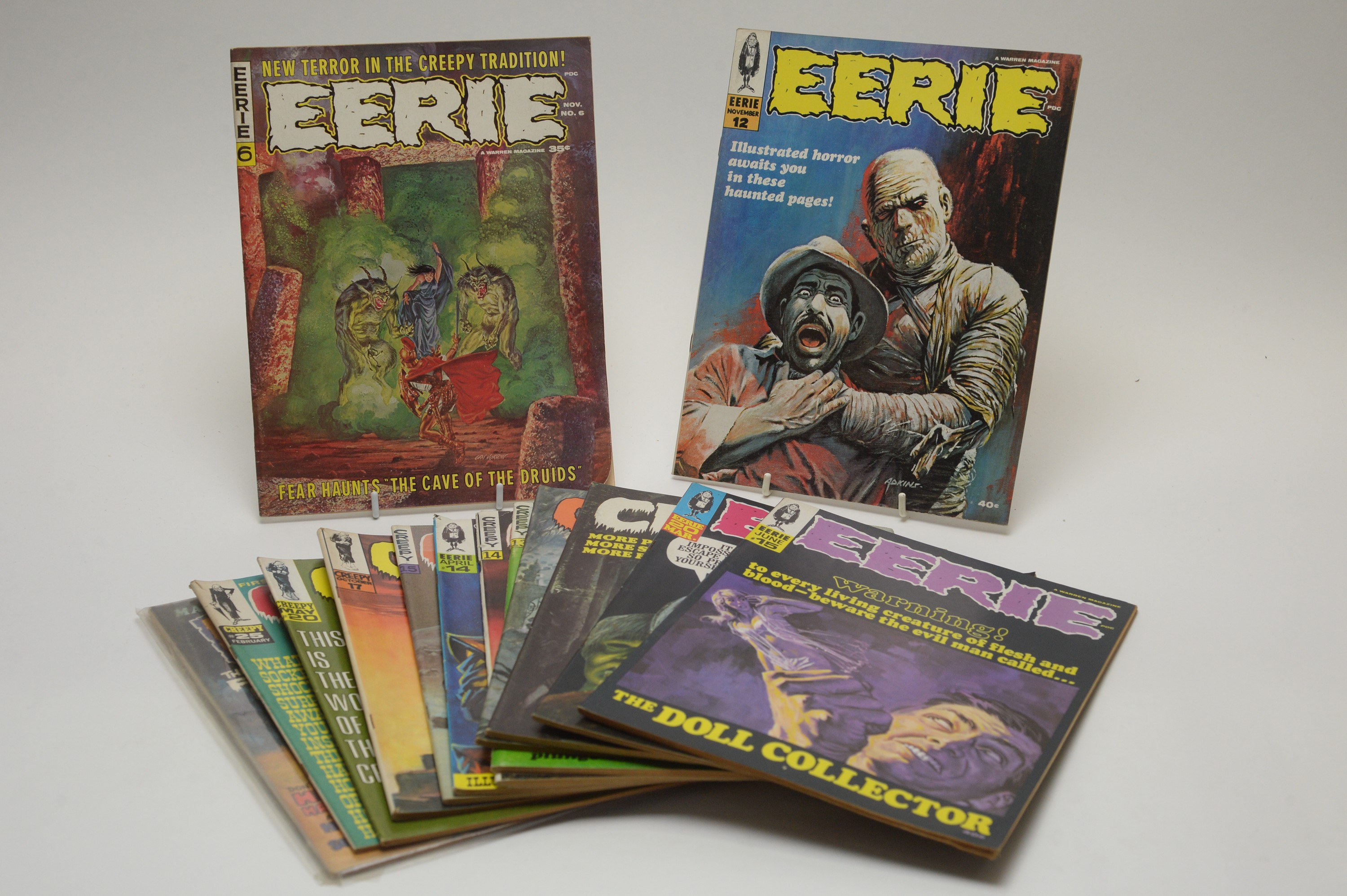 Eerie, Creepy and Psycho magazines.