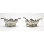 A pair of Victorian silver two-handled bowls.