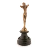 Small Art Nouveau nude bronze figure